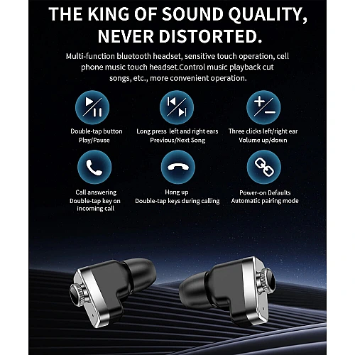 Smartwatch Microwear K95 - Black Leather