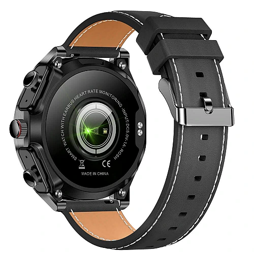 Smartwatch Microwear K95 - Black Leather