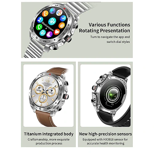 Smartwatch Microwear K95 - Steel Silver Smartwatch Microwear K95 - Steel Silver