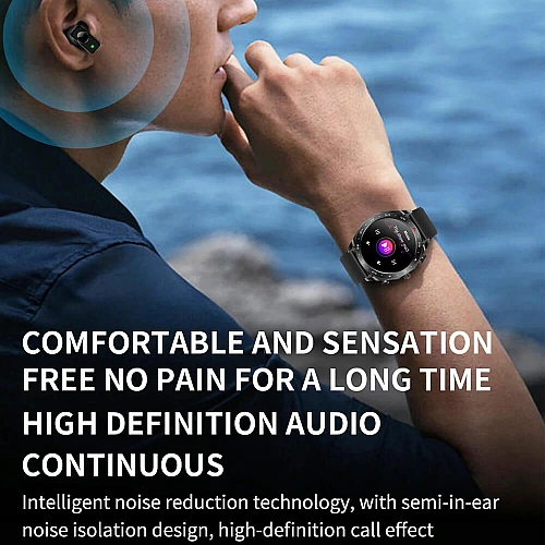 Smartwatch Microwear K95 - Steel Silver