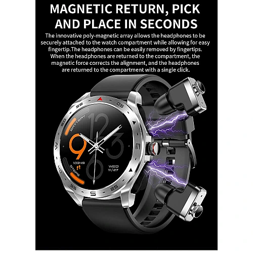Smartwatch Microwear K95 - Steel Silver Smartwatch Microwear K95 - Steel Silver