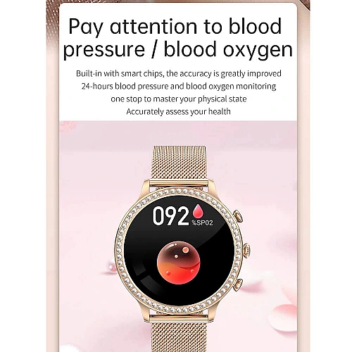 Smartwatch Microwear I70 - Gold Steel