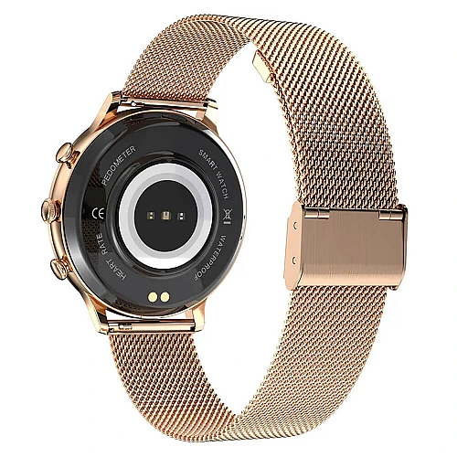 Smartwatch Microwear I70 - Gold Steel