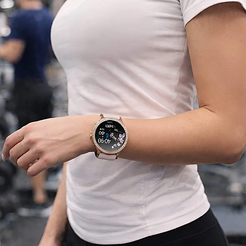 Smartwatch Microwear I70 - Gold Steel