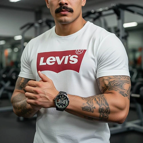 Smartwatch Microwear DA23 - Black Silicone