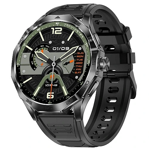 Smartwatch Microwear DA23 - Black Silicone