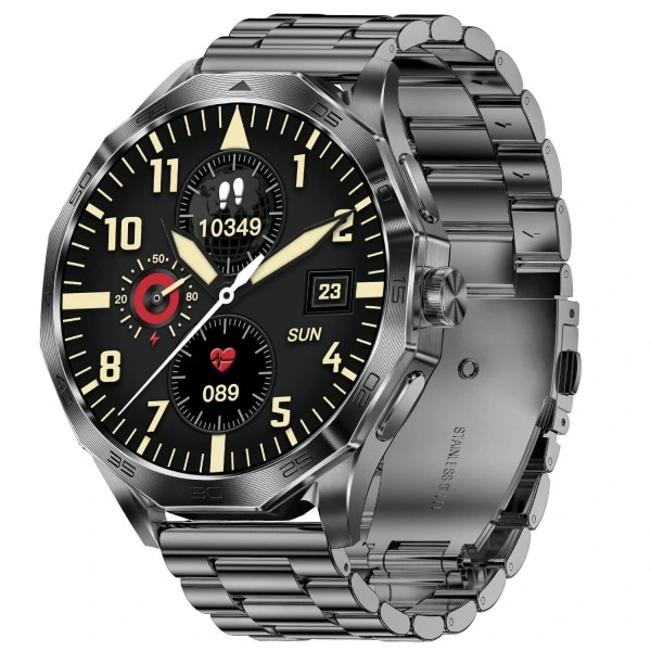 Smartwatch Microwear DA23 - Black Steel