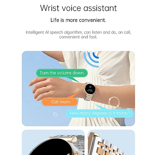 Smartwatch Microwear JA02 - Gold