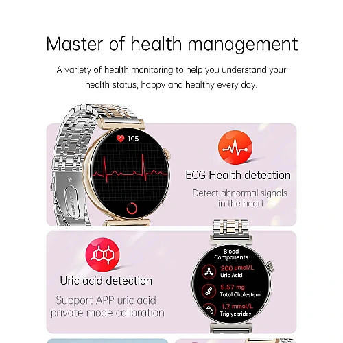 Smartwatch Microwear JA02 - Gold