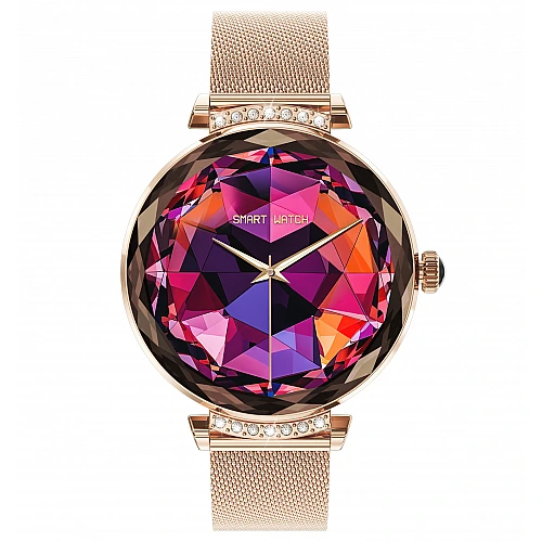 Smartwatch Microwear NX7 Pro  - Gold Steel