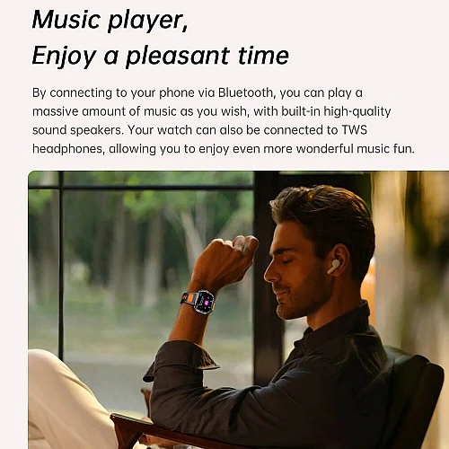 Smartwatch Microwear NX23 - Orange Black