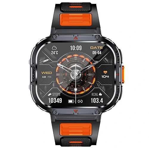 Smartwatch Microwear NX23 - Orange Black Smartwatch Microwear NX23 - Orange Black