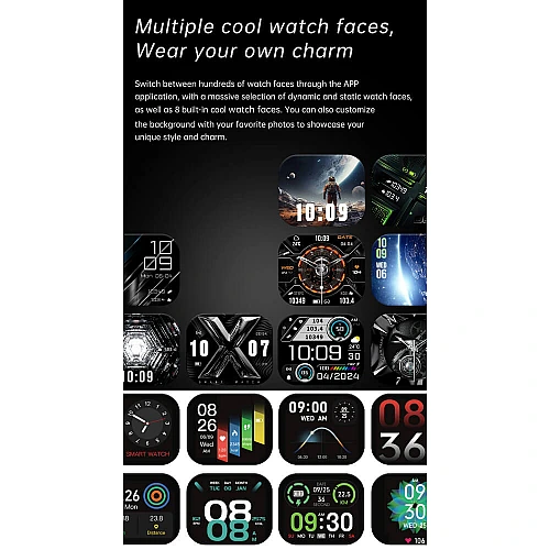 Smartwatch Microwear NX23 - Orange Black Smartwatch Microwear NX23 - Orange Black