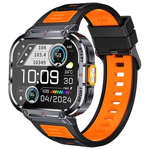 Smartwatch Microwear NX23 - Orange Black Smartwatch Microwear NX23 - Orange Black