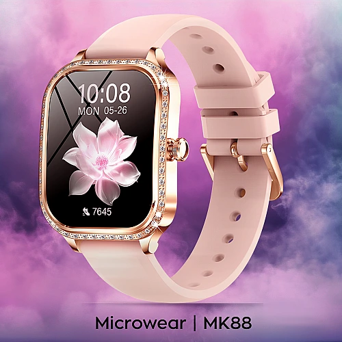 Smartwatch Microwear MK88 - Pink