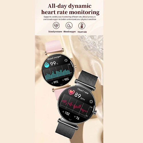 Smartwatch Microwear Y16 - Black Steel