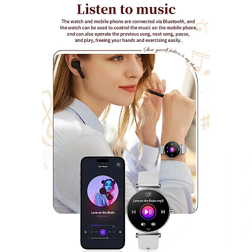 Smartwatch Microwear Y16 - Black Steel