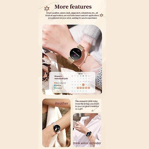 Smartwatch Microwear Y16 - Black Steel