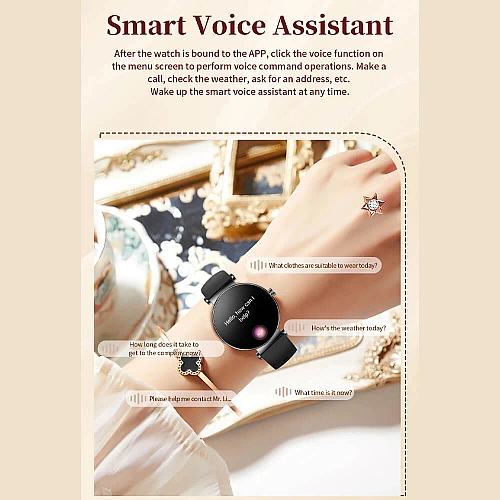 Smartwatch Microwear Y16 - Black Steel