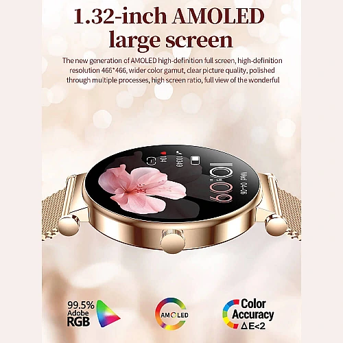 Smartwatch Microwear Y16 - Black Steel