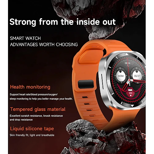 Smartwatch Microwear F7 - Black  Steel