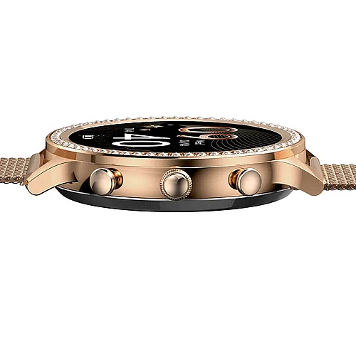 Smartwatch Microwear I70 - Gold Steel