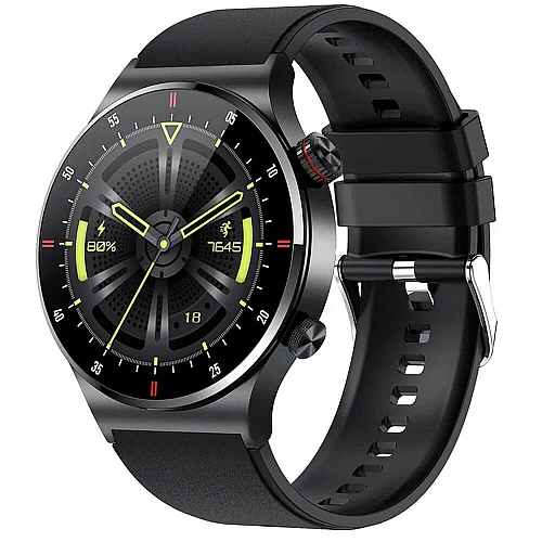 Smartwatch Microwear QW33 - Black Steel Smartwatch Microwear QW33 - Black Steel
