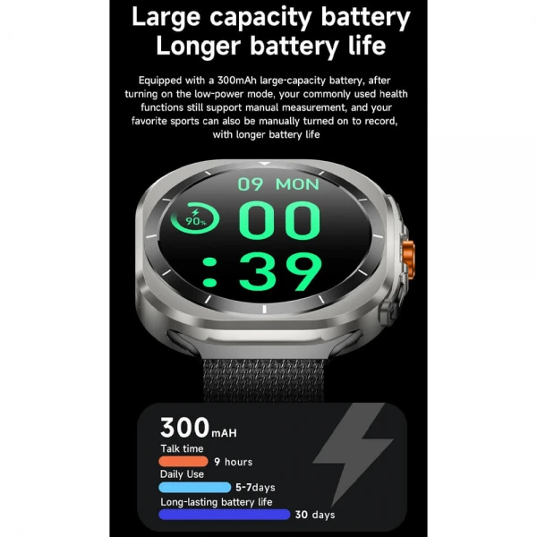 Smartwatch Microwear Z7 Ultra  - Black 