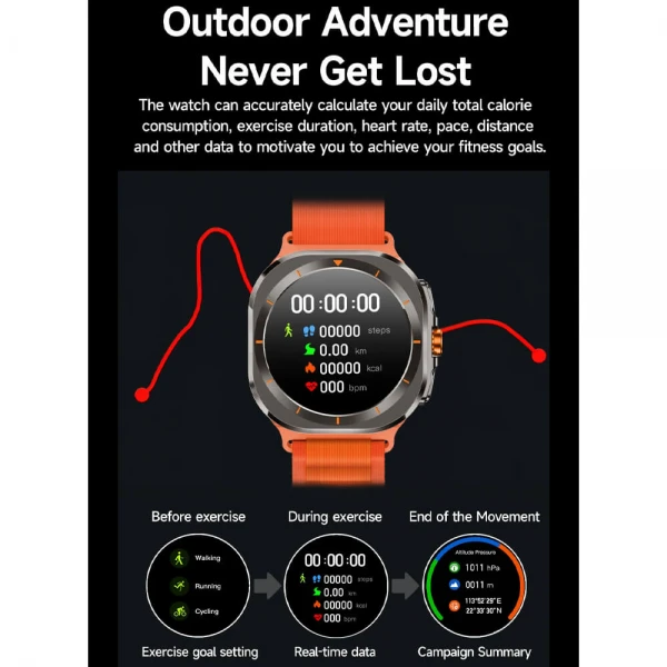 Smartwatch Microwear Z7 Ultra  - Black 