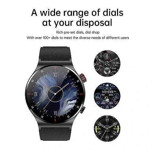 Smartwatch Microwear QW33 - Steel Silver