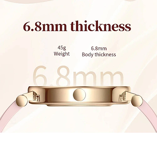 Smartwatch Microwear Y16 - Gold Steel