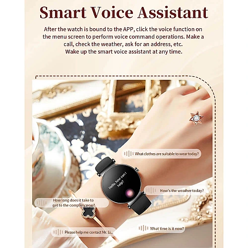 Smartwatch Microwear Y16 - Gold Steel