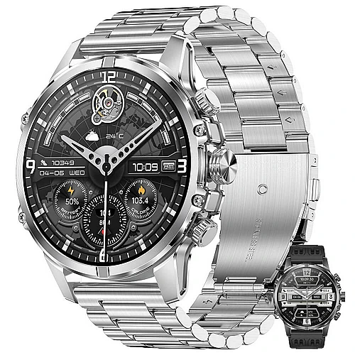 Smartwatch Microwear CF53 - Silver Steel