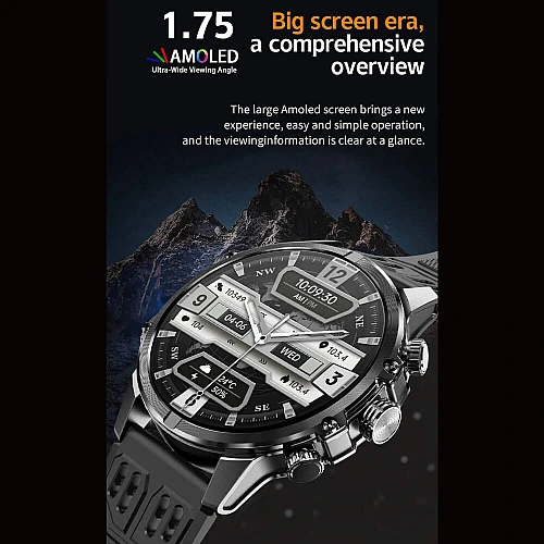 Smartwatch Microwear CF53 - White Silicone