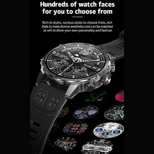 Smartwatch Microwear CF53 - White Silicone