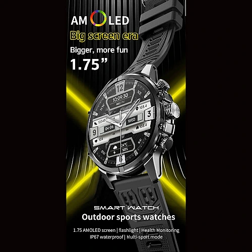 Smartwatch Microwear CF53 - White Silicone