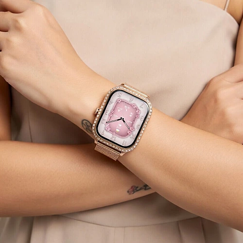 Smartwatch Microwear MK88 - Gold Steel