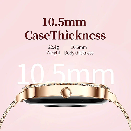 Smartwatch Microwear MK88 - Gold Steel