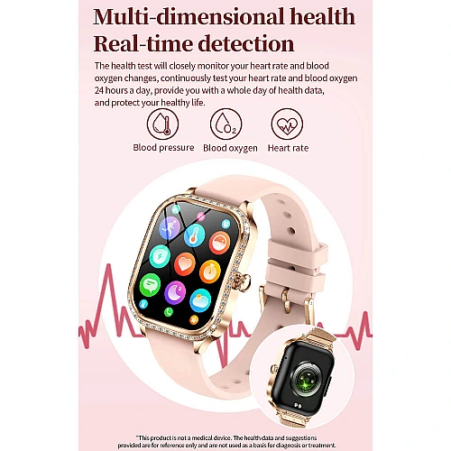 Smartwatch Microwear MK88 - Gold Steel Smartwatch Microwear MK88 - Gold Steel