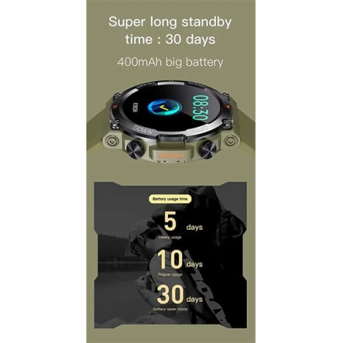 Smartwatch Bakeey  K76 Pro - Black