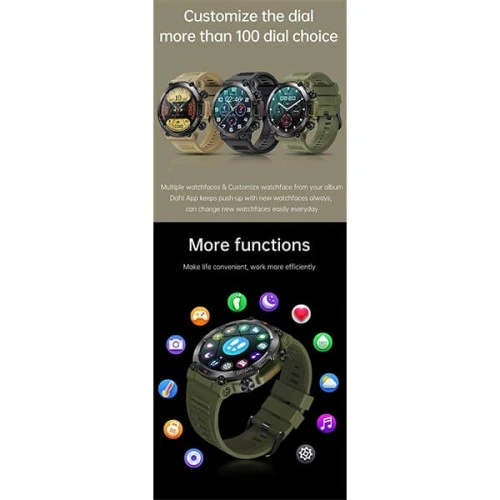 Smartwatch Bakeey  K76 Pro - Black