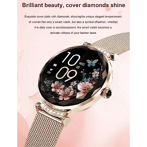 Smartwatch Microwear NX7 Pro  - Gold Steel