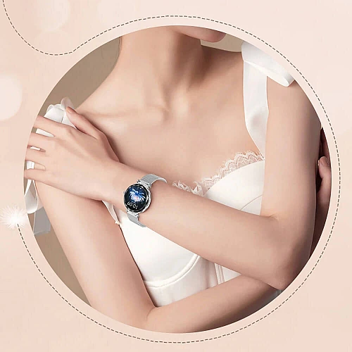 Smartwatch Microwear NX7 Pro - Gold Steel Smartwatch Microwear NX7 Pro - Gold Steel