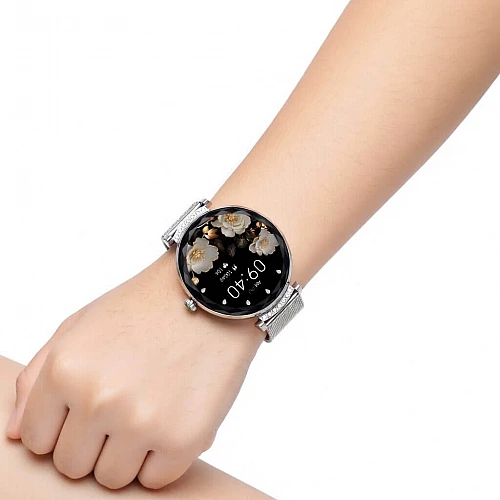 Smartwatch Microwear NX7 Pro  -  Silver Steel