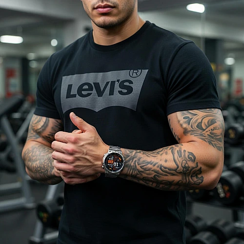 Smartwatch Microwear AK82 - Silver Steel