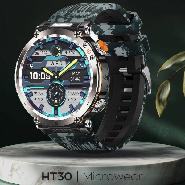 Smartwatch Microwear   HT30 - Blue Camo