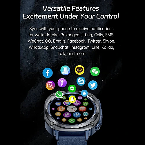 Smartwatch Microwear S90 - Black