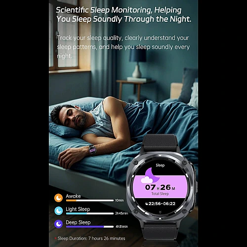 Smartwatch Microwear S90 - Black
