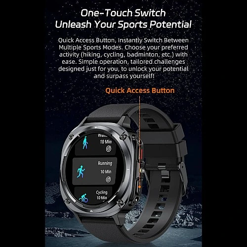 Smartwatch Microwear S90 - Blue