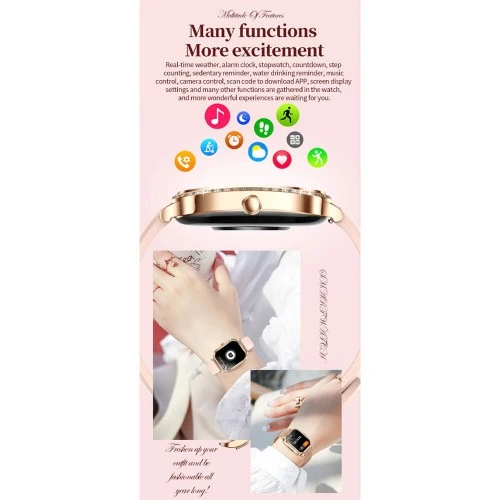 Smartwatch Microwear MK88 - Silver Steel Smartwatch Microwear MK88 - Silver Steel